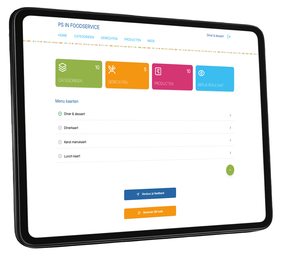Deel eenvoudig allergeneninformatie met je gasten